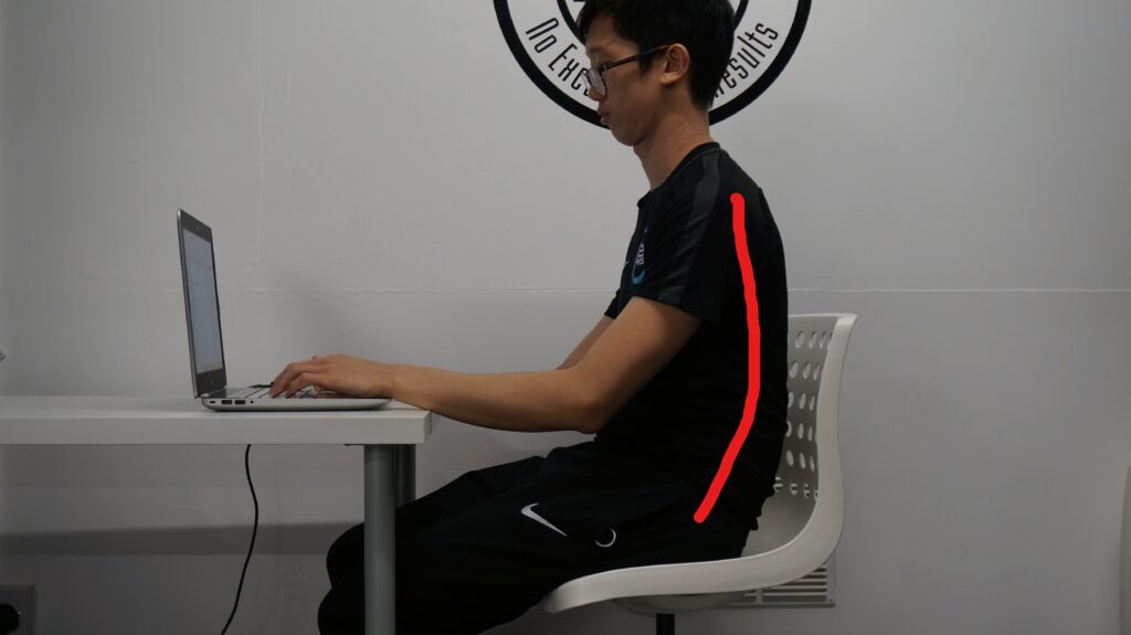 Poor posture to increase neck pain