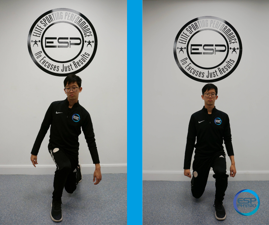 Lunge technique for knee pain