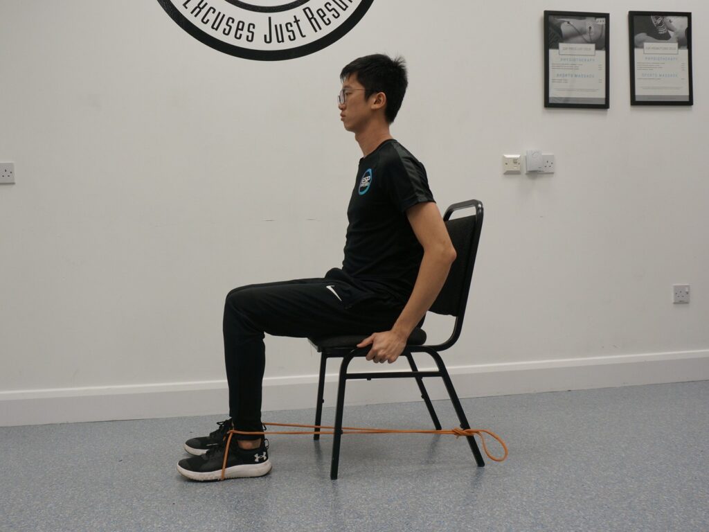 Banded knee extension